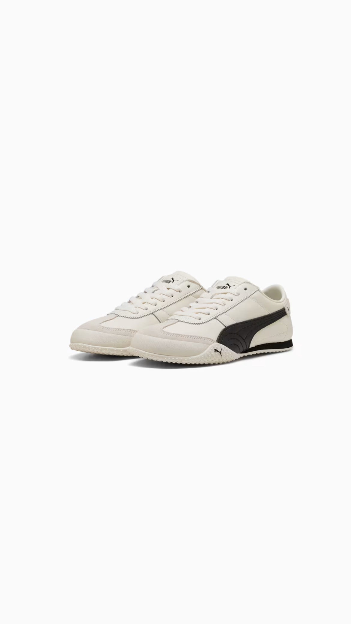 Puma UT leather warm white black