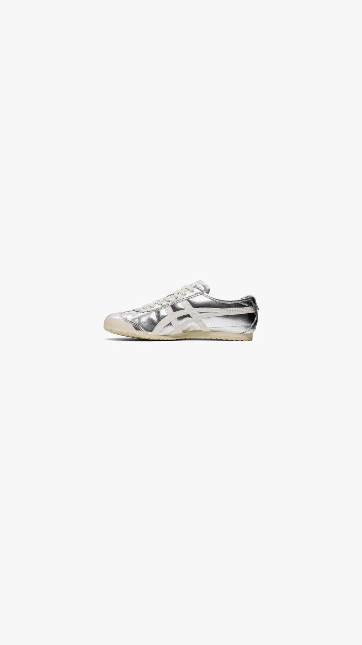 Onitsuka Mexico 66 Lace Up Silver/White