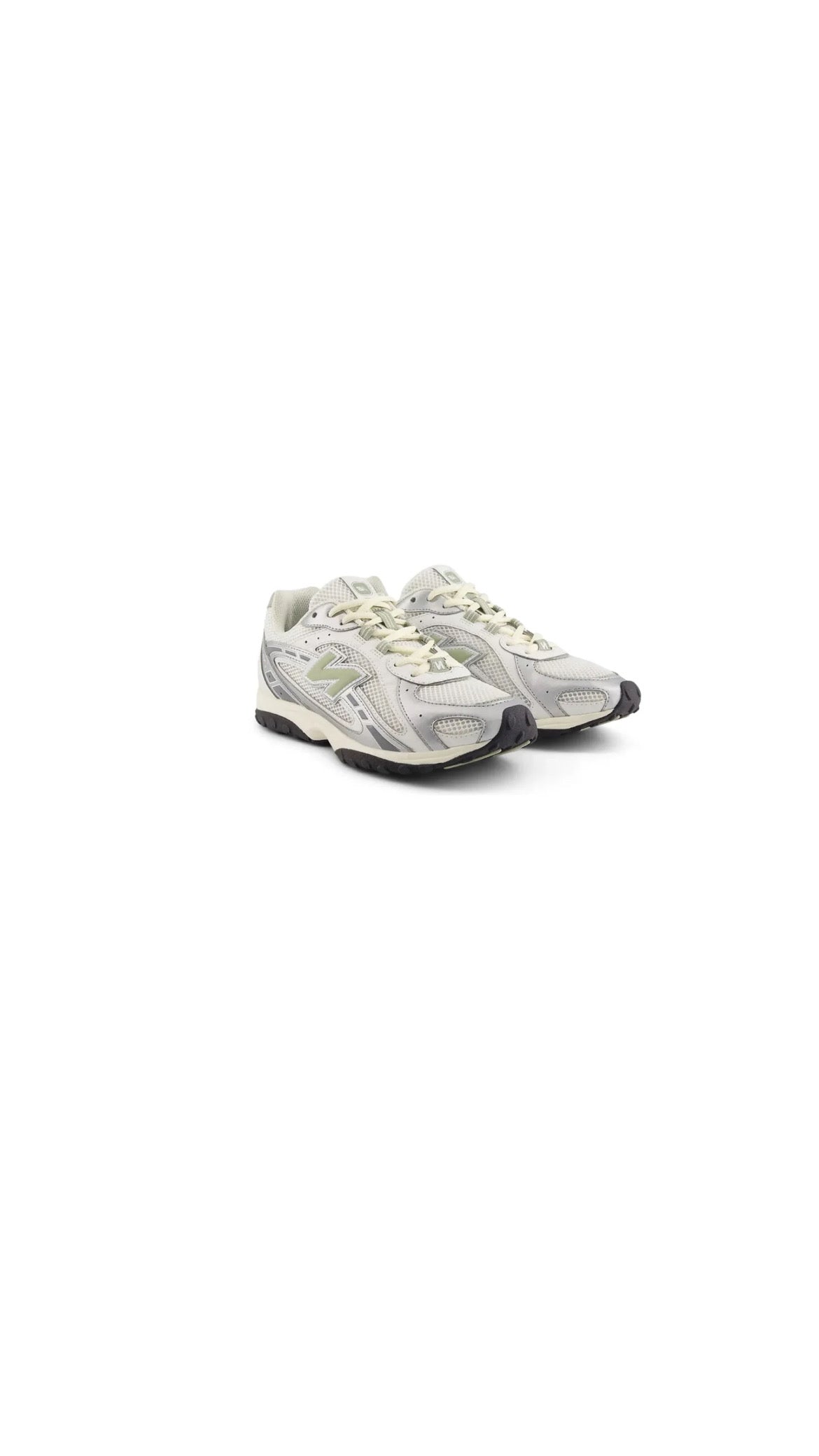 NB Balance 204L Silver Metallic Sage Green