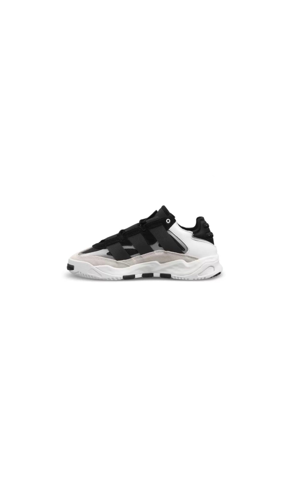 Niteball Trainers White/Black