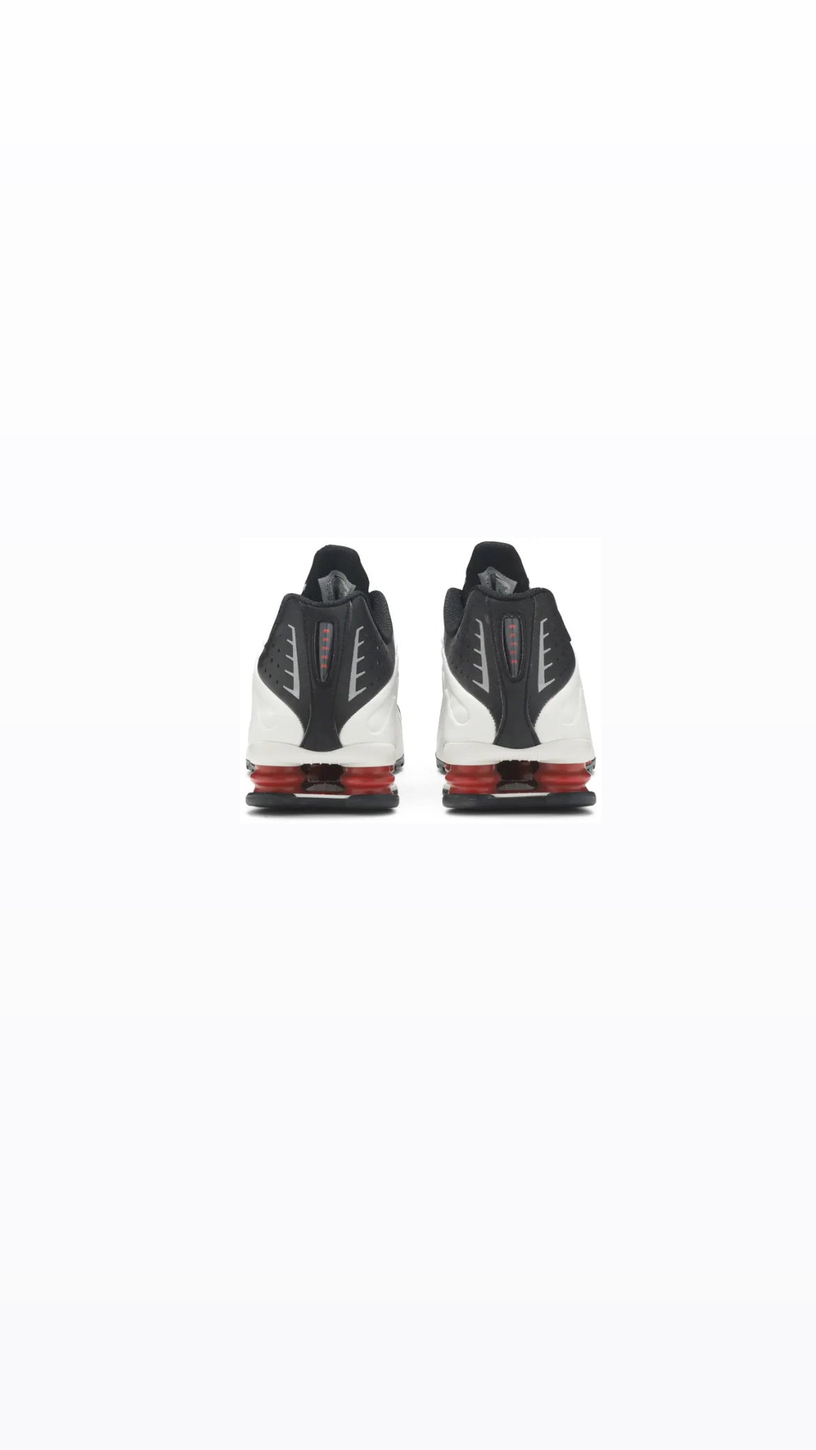 Nike Shox R4 Platinum Tint University Red Black
