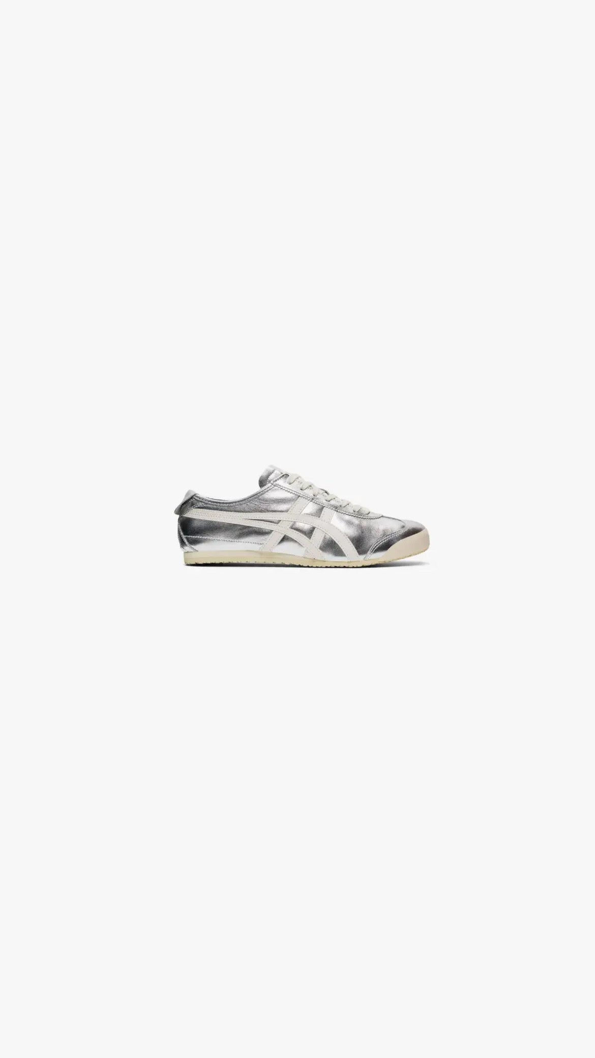 Onitsuka Mexico 66 Lace Up Silver/White