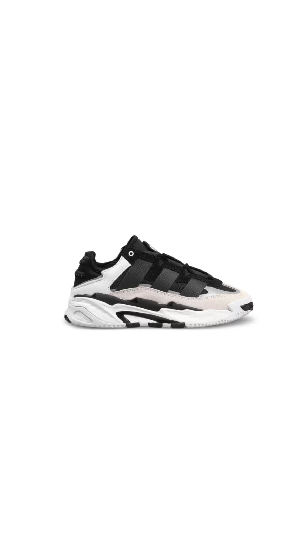 Niteball Trainers White/Black