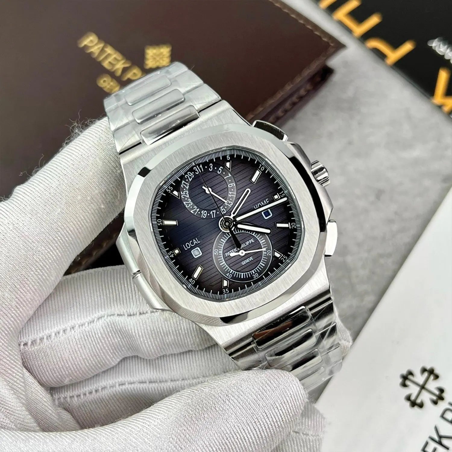 Patek_philippe Aquanaut 5968 Battery Japan Machine