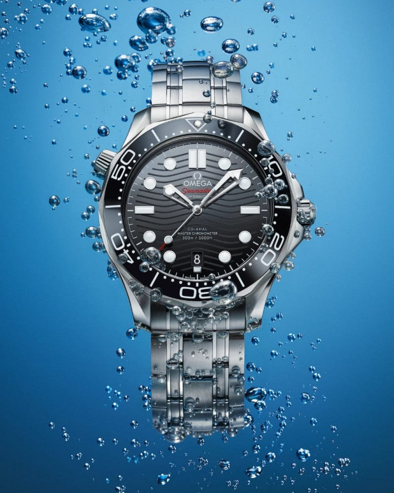 Omeg_a seamaster diver 300M automatic Silver-Black