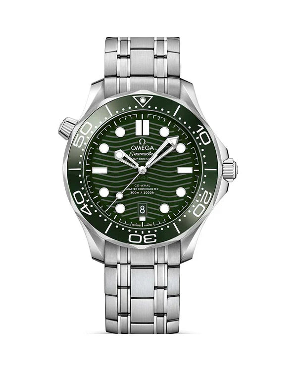 Omeg_a seamaster diver 300M automatic Silver-Green