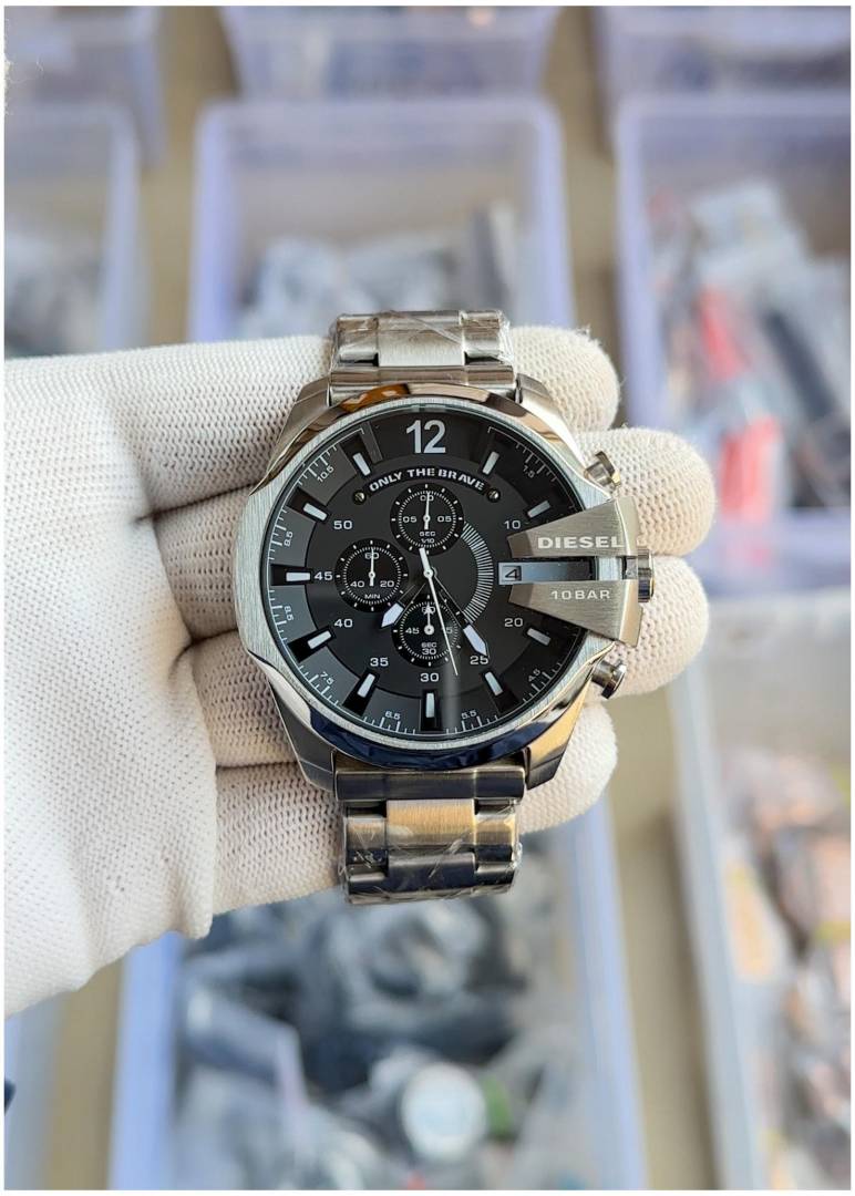 Diese_l 10 bar only the brave silver black