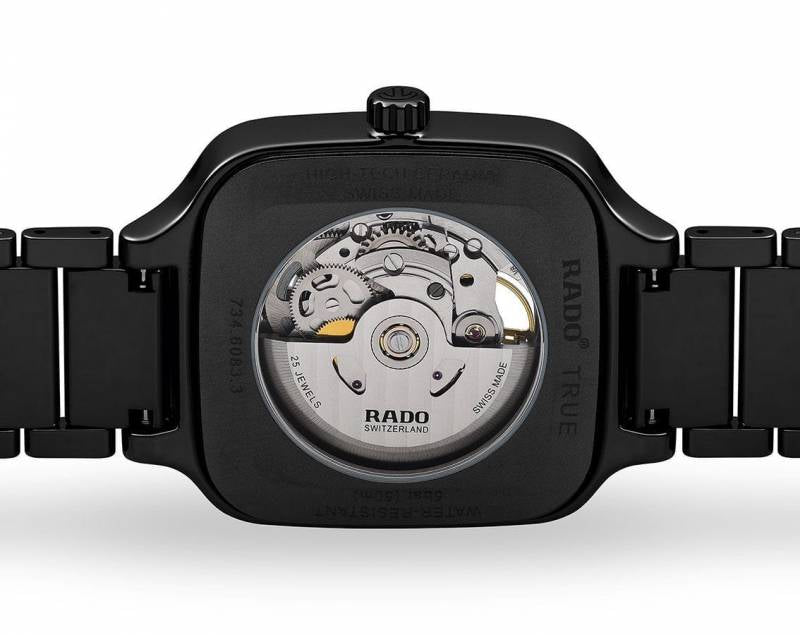 Rad_o True Square Automatic Ceramic Black-Copper